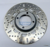 EBC Lightened brake disc. 4 Hole fits T140/150/160 This is a fully floating stainless disc with an alloy centre Weight 1.560Kgs