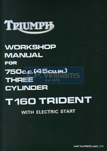 T160 workshop manual