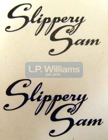 Slippery Sam Decal (pair) Vinyl