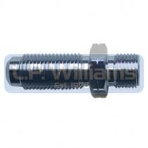 UNF bulkhead chrome