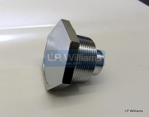 Chrome fork top nut Fits conical and an alternative for disc stanchions T120 T140 T150 T160