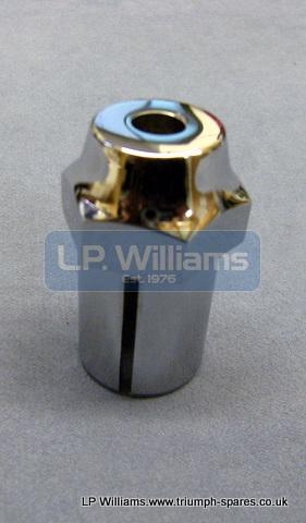T120 1972 Steering stem nut conical with steering damper