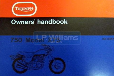 X75 owners handbook