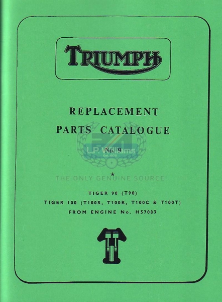 Parts catalogue 350/500 No9 1967