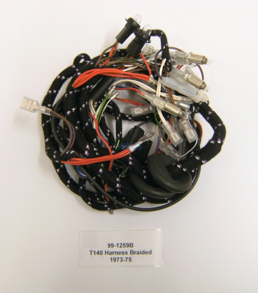 T140 harness 73-75 Braided