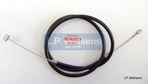 T120 T150 A75 Mk2 1971 onwards. Conical Front brake cable UK bar (nipple end)  42ins outer 51ins inner