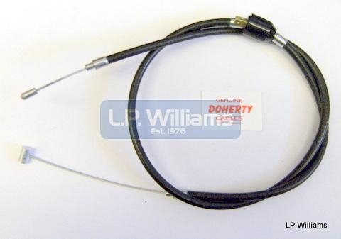 T120 T150 A75 Mk2 1971 on Conical Brake cable UK bar (nipple end) Incl Switch 42ins outer 51ins inner