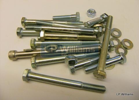 T150 A75 Crankcase bolts set incl studs washers and nuts