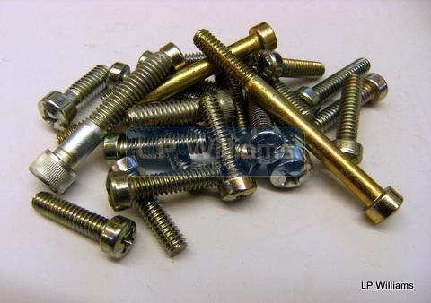 T140V- 1974 TO 1978  Screw set. Original type fastners