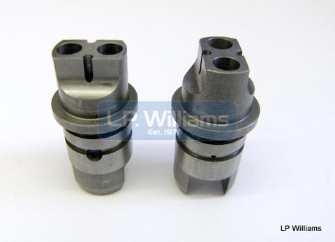 Oil feed Exhaust Tappet guide block T120 Tapered seat 