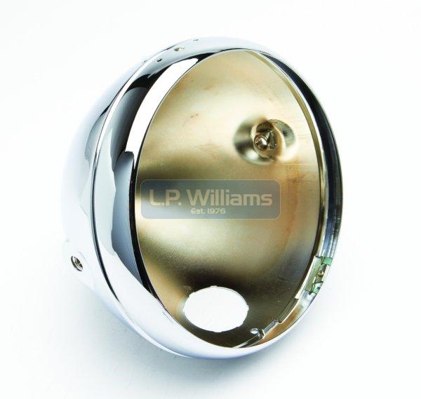 Headlamp shell replica with ammeter hole and one inlet underneath