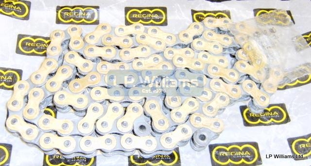 110 links incl split link. GP Gold Racing chain 530