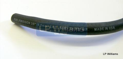 3/8 rubber pipe (priced per ft)