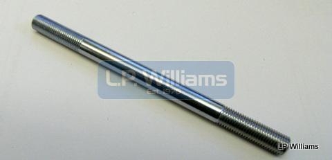 T120 Crankcase stud. 4.75ins x 5/16 CEI 1962 on Double threaded for exhaust bracker moumting