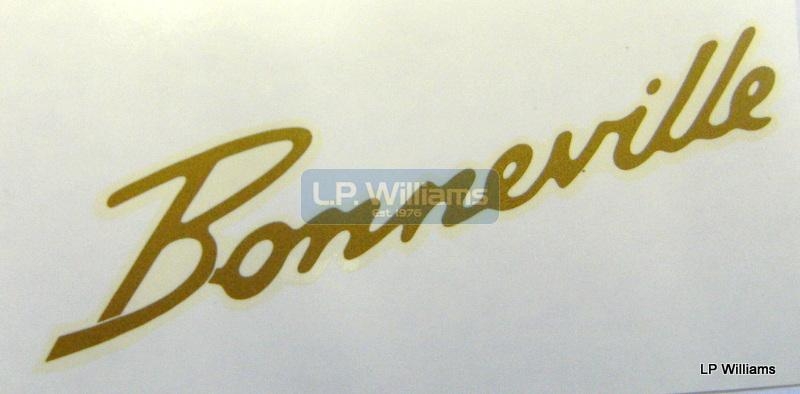 Bonneville script decal to 1969 (Waterslide)