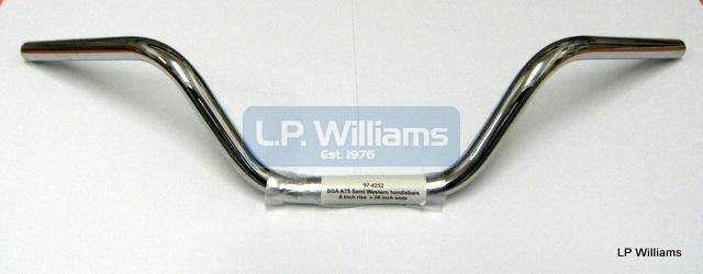 T100 & A75 Semi Western handlebars 6 inch rise  x 28 inch wide