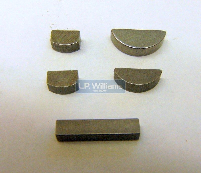 Woodruff key set 650-750 twins