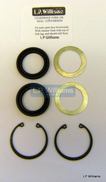 Fork oil seal conversion leakproof (Circlip type)