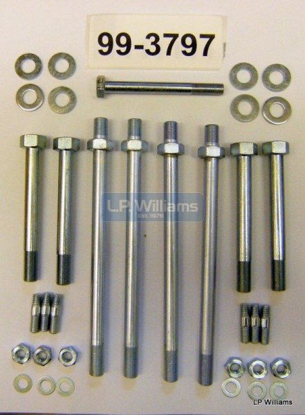T120 Head Bolt Set 1963/67 Cycle thread incl washers