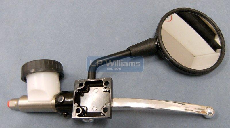 Bumm Mirror 10mm to fit the later T140E master cylinder and left hand switch gear