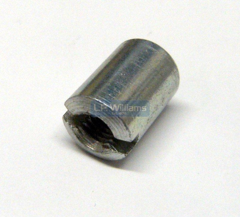 Metric sleeve nut for replica tail lamps