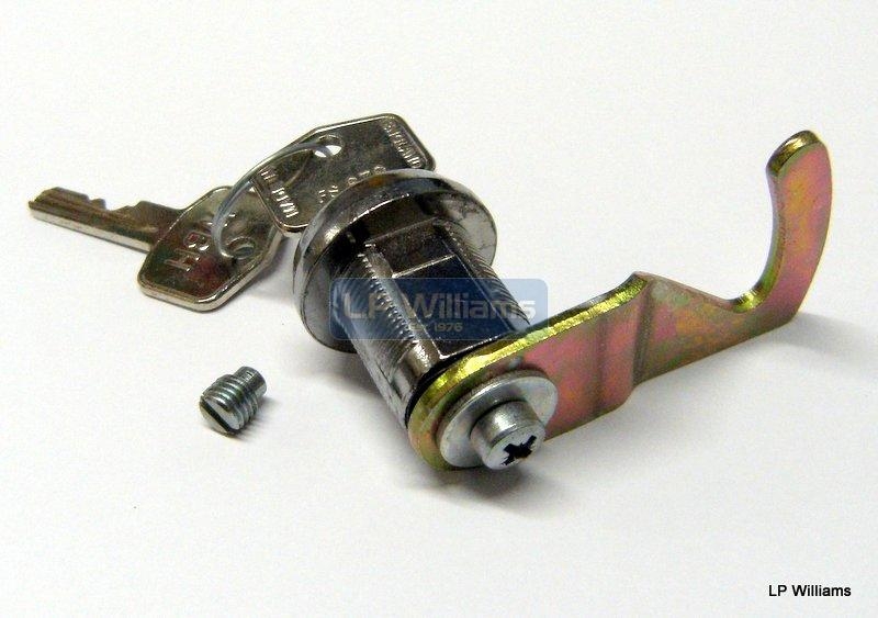 Twinseat lock (c/w two keys) T140E including grub screw