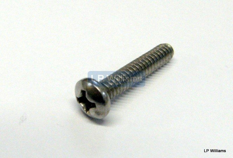 Tail light lens screw UNC 6-32 x 3/4"