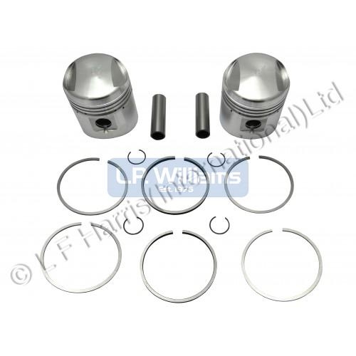 Piston Set 3TA   7.5:1 Compression Ratio -  58.25mm..