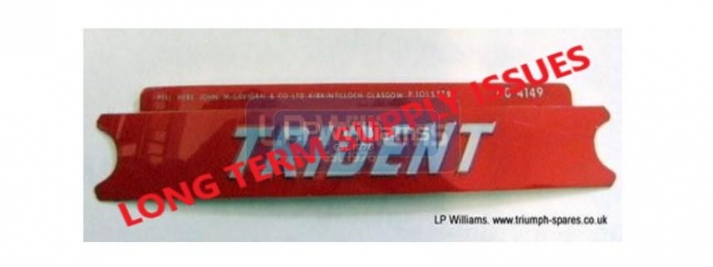 T150 Trident decal - red
