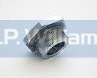 Top fork nut chrome Domed