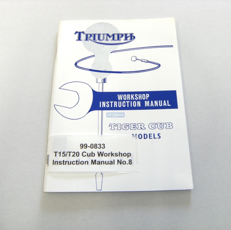 T15/T20 Cub workshop instruction manual No8