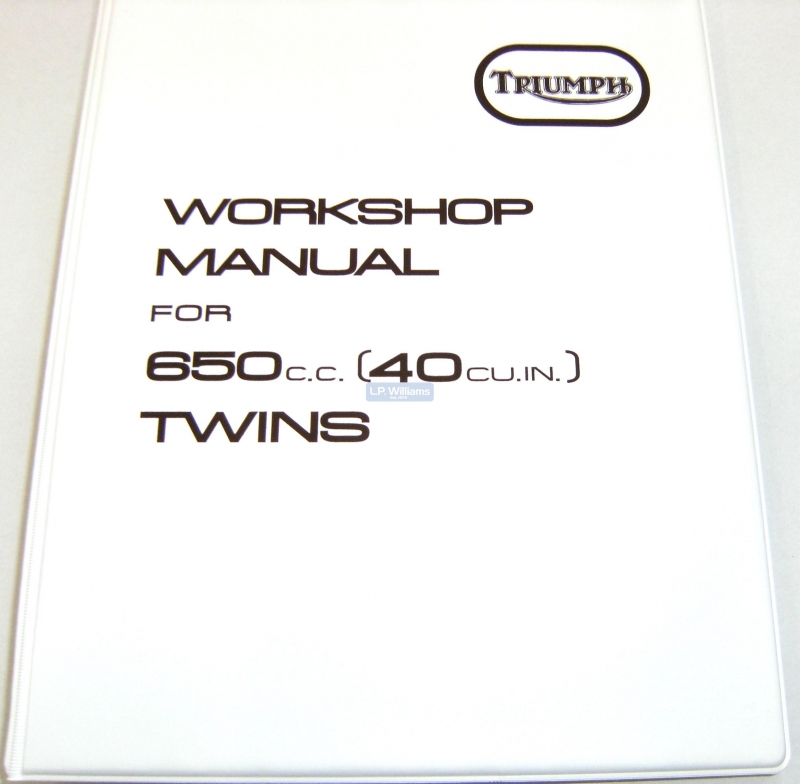 Workshop manual Unit 650 1971-74 OIF 4 & 5 speed