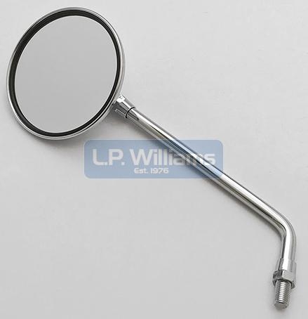 Triumph mirror -10mm fit later T140 and Brembo master cylinder Fits left and right hand