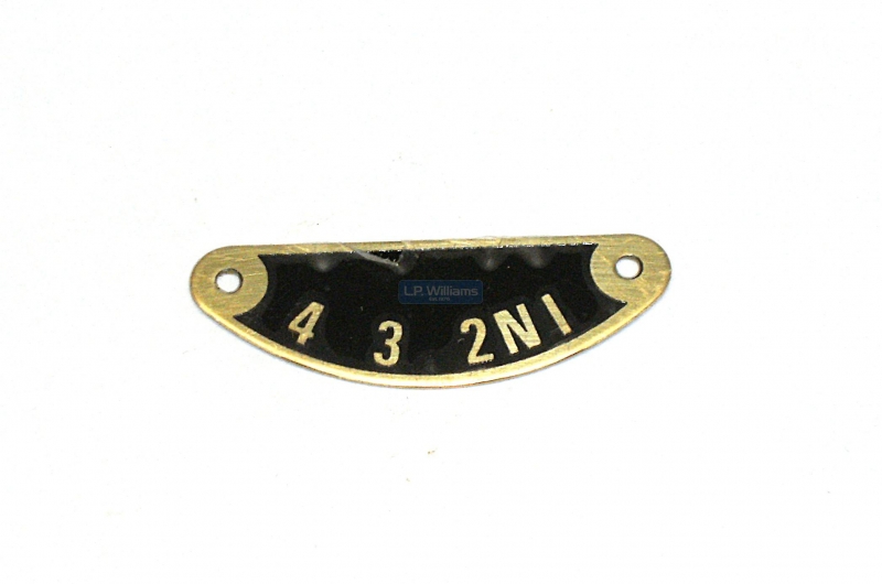 Gear indicator plate