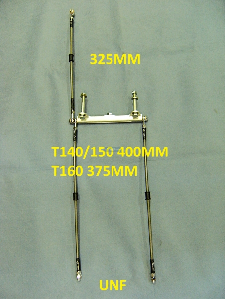 Twin disc braided hose kit (Please note that this kit is for our twin disc system only)