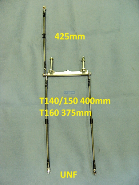Twin disc braided hose kit (Please note that this kit is for our twin disc system only)