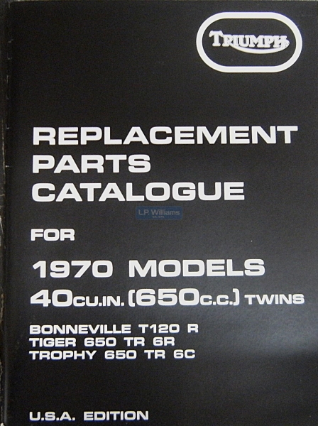 Parts catalogue T120 US 1970