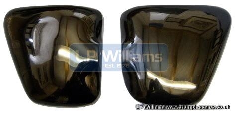 Classic side covers (pr) incl fitting kit Convert your T140 to look like a T120