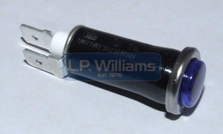 Pilot light - blue incl bulbholder (Req LUC-LLB281 bulb) (Bulb not included)