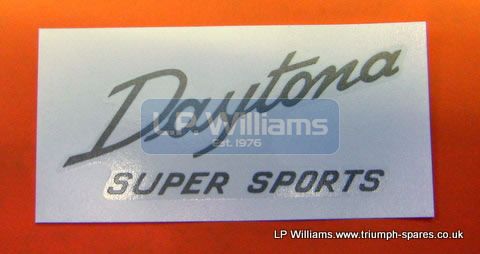 Daytona Super Sport decal