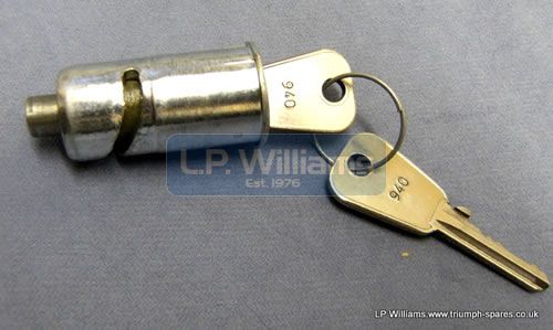 Steering lock (c/w two keys) Add 21-0578 Grub screw if required