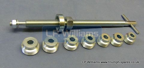 Fork dismantling and re assembly tool. Fits all Triumph stanchions (NB. not for the lower removing damper)