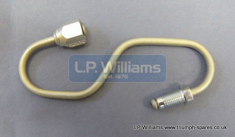 Steel brake pipe - Rear - hose to caliper