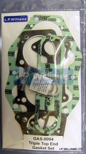 Triple Top End Gasket Set T150 T160 A75 X75