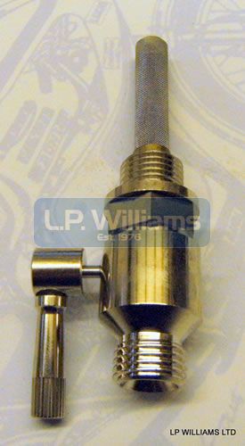 Fuel tap with Stainles filter 1/4 X 1/4 bsp