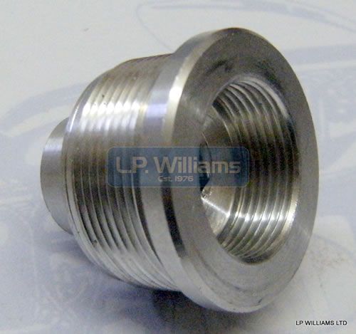Alloy top fork nut disc stanchions T140 T160 Can use 97-4258C chrome nut as an alternative