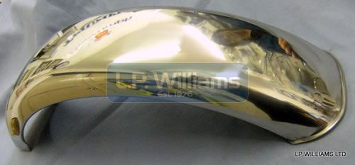 T160 rear mudguard chromed Undrilled.