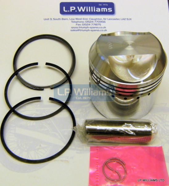 Trident piston +.020 with Omega rings 9.5:1 Compression T150 T160 A75 **NB Price is per piston not a set of three**