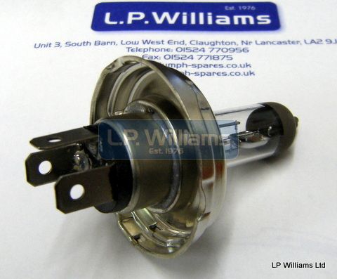 60/55w bulb H4 Halogen P45T fitting