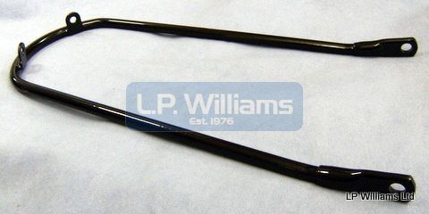Bottom mudguard stay black 500 650 (2 fixing lugs)